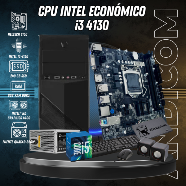 CPU INTEL ECONÓMICO i3 4130