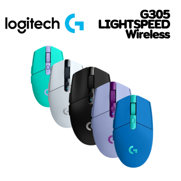 MOUSE LOGITECH G305 LIGHTSPEED HERO GAMING