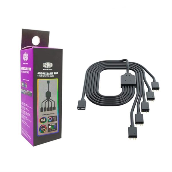 Cable Cooler Master Splitter 1 A 5 Cooler Argb Rgb